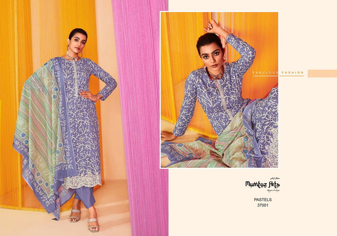 Pastels By Mumtaz Cotton Dress Material Catalog
